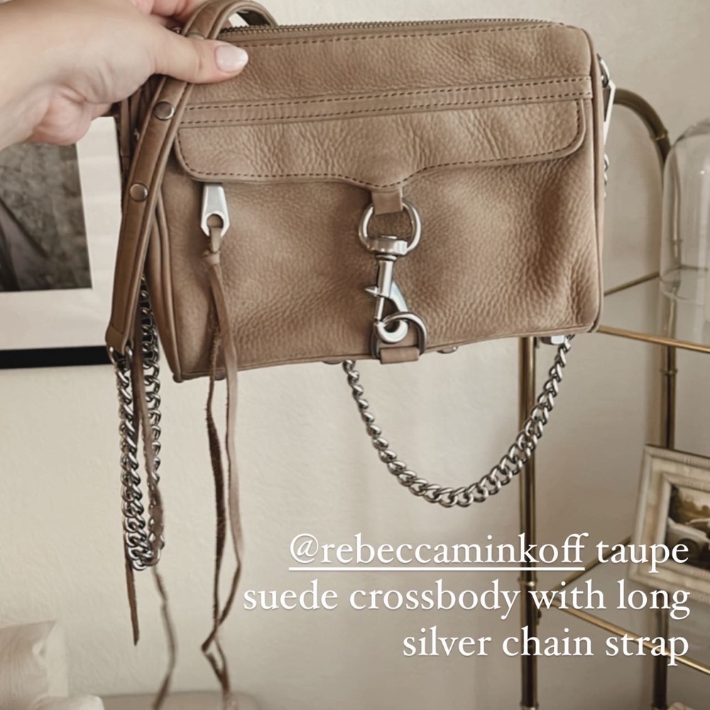 Rebecca Minkoff suede mini MAC